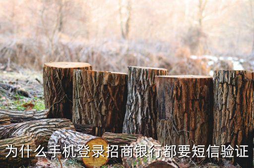 為什么手機(jī)登錄招商銀行都要短信驗(yàn)證