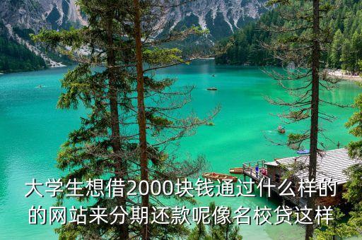 名校貸還清什么樣子，有用過(guò)名校貸分期貸款嗎借款流程是什么樣的