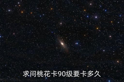 求問桃花卡90級要卡多久