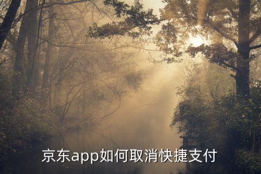注銷京東快捷支付密碼是什么，京東商城怎么取消快捷支付