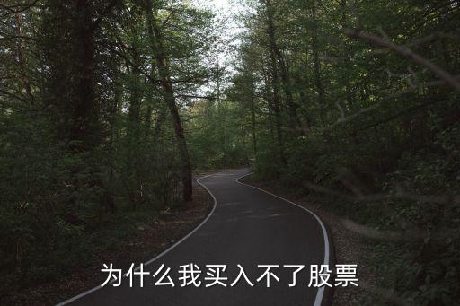 為什么我買入不了股票