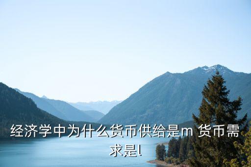 為什么貨幣需求用L表示，貨幣供應(yīng)量中的L是什么意思
