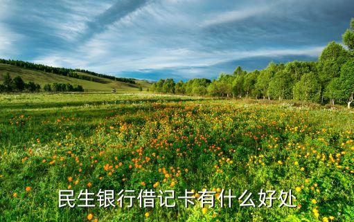民生銀行借記卡有什么好處