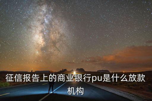 征信報告上的商業(yè)銀行pu是什么放款機(jī)構(gòu)