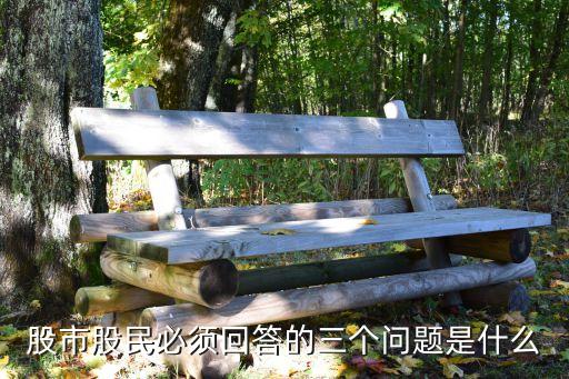 股民會問什么問題，股市股民必須回答的三個問題是什么