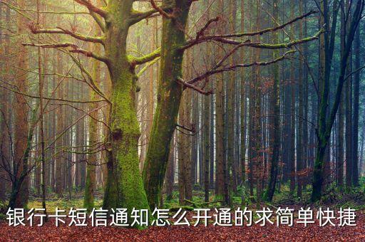 建行短信提示怎么開通，怎么開通銀行卡短信提醒