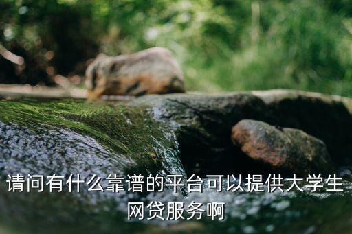 大學生網貸什么靠譜，大學生網上貸款哪個靠譜