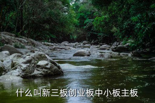 什么叫新三板創(chuàng)業(yè)板中小板主板