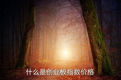 什么是創(chuàng)業(yè)板指數(shù)，什么是創(chuàng)業(yè)板指數(shù)價(jià)格