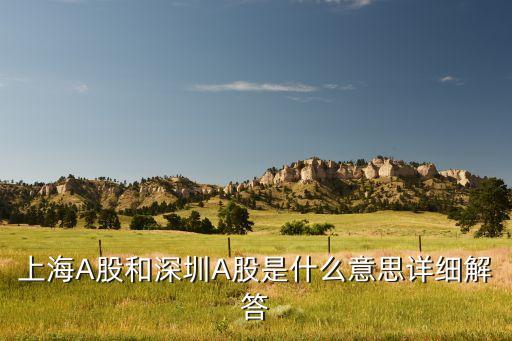 上海a股是什么意思，上海A股和深圳A股是什么意思詳細(xì)解答