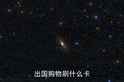 出國購物刷什么卡