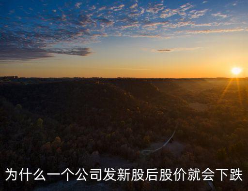 新股為什么會(huì)跌，為什么一個(gè)公司發(fā)新股后股價(jià)就會(huì)下跌