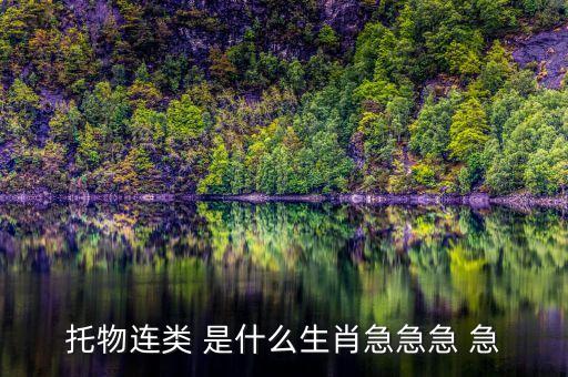 托物連類 是什么生肖急急急 急