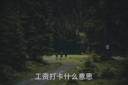 打卡工資是什么意思，浦發(fā)銀行信用卡銀行打卡工資是什么意思