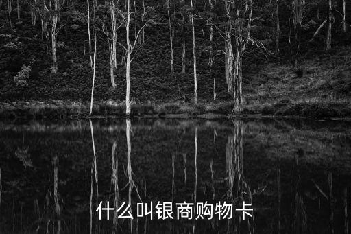 什么叫銀商購物卡