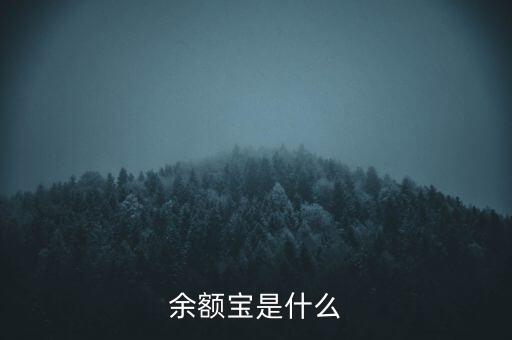 余額寶是什么意思啊，支付寶中的余額寶是什么