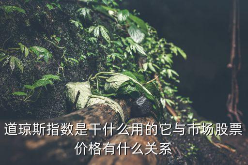 道瓊斯指數(shù)反映什么，道瓊斯指數(shù)是干什么用的它與市場(chǎng)股票價(jià)格有什么關(guān)系