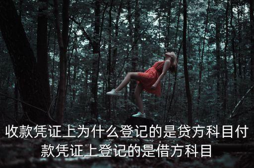銀行收款為什么記貸，收款憑證上為什么登記的是貸方科目付款憑證上登記的是借方科目