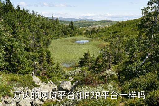 萬達集團還有什么網(wǎng)貸，萬達的網(wǎng)貸信貸與P2P網(wǎng)貸一樣嗎