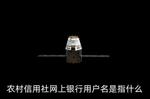 農(nóng)村信用社網(wǎng)上銀行用戶名是指什么