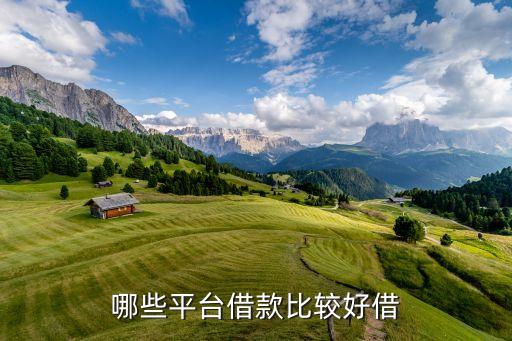 什么平臺(tái)借錢容易，哪些平臺(tái)借款比較好借