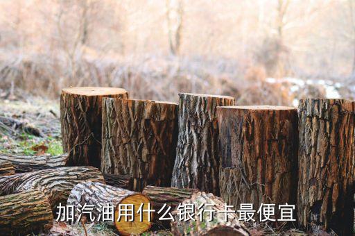 加汽油用什么銀行卡最便宜