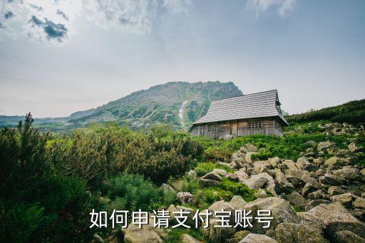 支付寶帳號用什么注冊賬號，如何申請支付寶賬號
