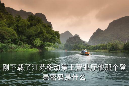 掌上營(yíng)業(yè)廳怎么登錄密碼是什么意思，手機(jī)營(yíng)業(yè)廳登錄密碼是什么怎么弄