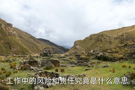 什么叫責(zé)任風(fēng)險(xiǎn)，工作中的風(fēng)險(xiǎn)和責(zé)任究竟是什么意思