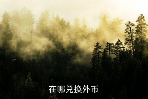在哪兌換外幣