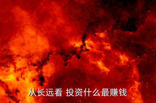 從長遠看 投資什么最賺錢