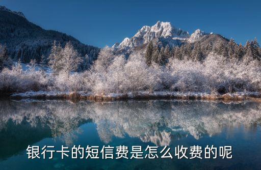 什么是借記卡短信收費(fèi)標(biāo)準(zhǔn)，銀行卡的短信費(fèi)是怎么收費(fèi)的呢