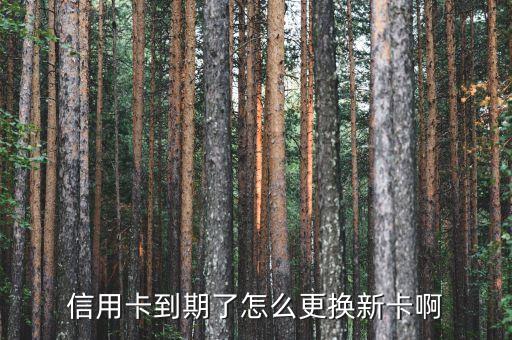 信用卡怎么更換卡片，信用卡到期了怎么更換新卡啊