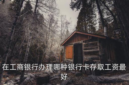 在工商銀行辦理哪種銀行卡存取工資最好