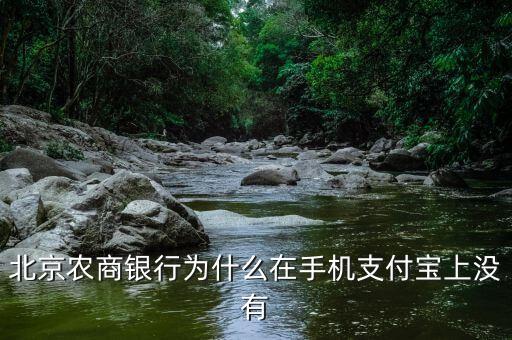 北京農(nóng)商銀行為什么在手機(jī)支付寶上沒有