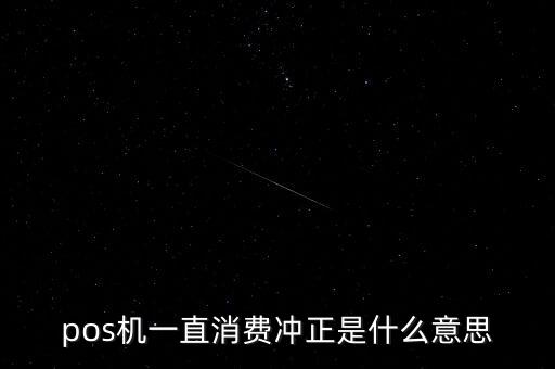 pos沖正什么意思，pos里的沖正麻煩用通俗易懂的話解釋一下不要百度復(fù)制那種  搜