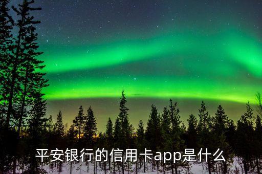 平安信用卡軟件叫什么名字，平安信用卡用什么軟件