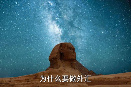 為什么要做外匯
