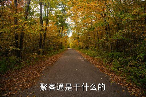 聚客通是干什么的