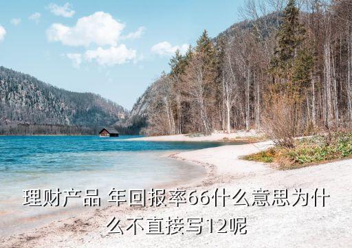理財(cái)年回報(bào)率什么意思，定投基金的一年回報(bào)率是什么意思