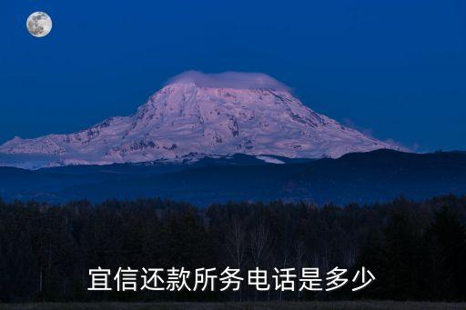 宜信還款所務(wù)電話是多少