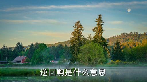 什么是回購(gòu)逆回購(gòu)，現(xiàn)在天天說逆回購(gòu)究竟什么是逆回購(gòu)