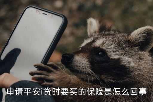 平安i貸投保單是什么，你好申請平安普惠i貸需要購買借款保證保險是什么意思