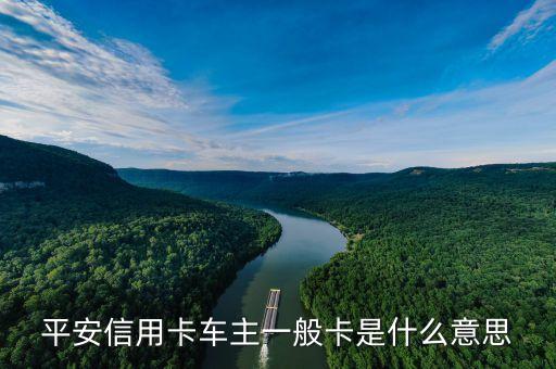 車主信用卡什么意思，哪位高手解釋下平安銀行車險(xiǎn)信用卡到底是什么服務(wù)謝謝