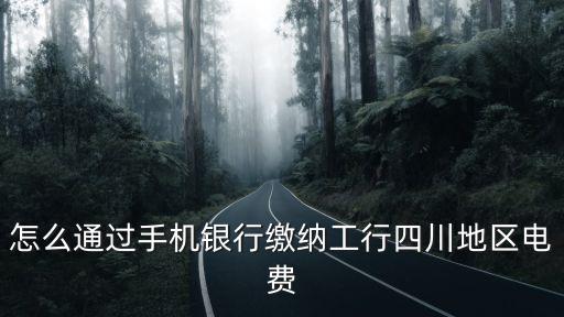 怎么通過手機(jī)銀行繳納工行四川地區(qū)電費(fèi)