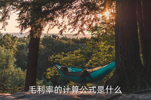 毛利率計(jì)算公式是什么，會(huì)計(jì)里的毛利率計(jì)算公式