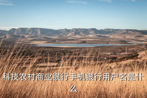 農(nóng)商手機(jī)銀行用戶名是什么意思，農(nóng)村信用社網(wǎng)上銀行用戶名是指什么