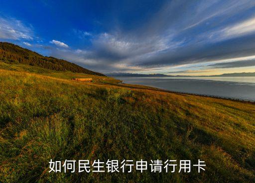 如何民生銀行申請(qǐng)行用卡