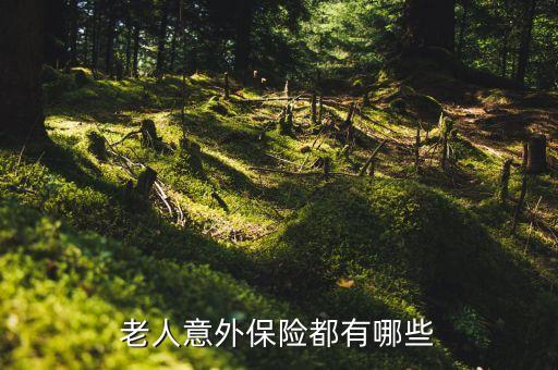 老年人意外險包括什么，60歲以上老人意外保險有哪些