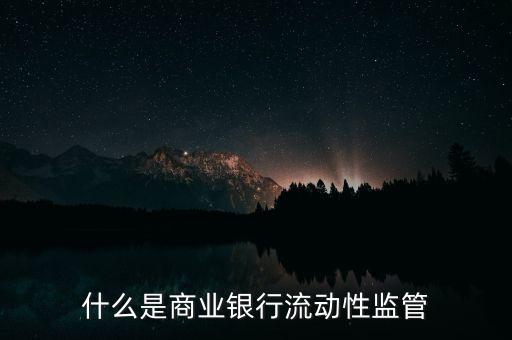什么是商業(yè)銀行流動(dòng)性監(jiān)管